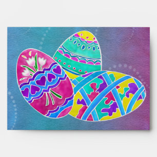 European Easter Folk Art FELT 5X7 ONLY Please Envelope