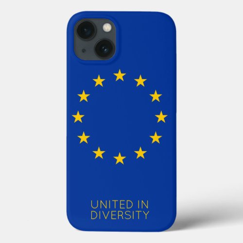 European EU flag Support European Union iPhone 13 Case
