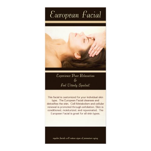 European Facial European Facial This facial i Rack Card