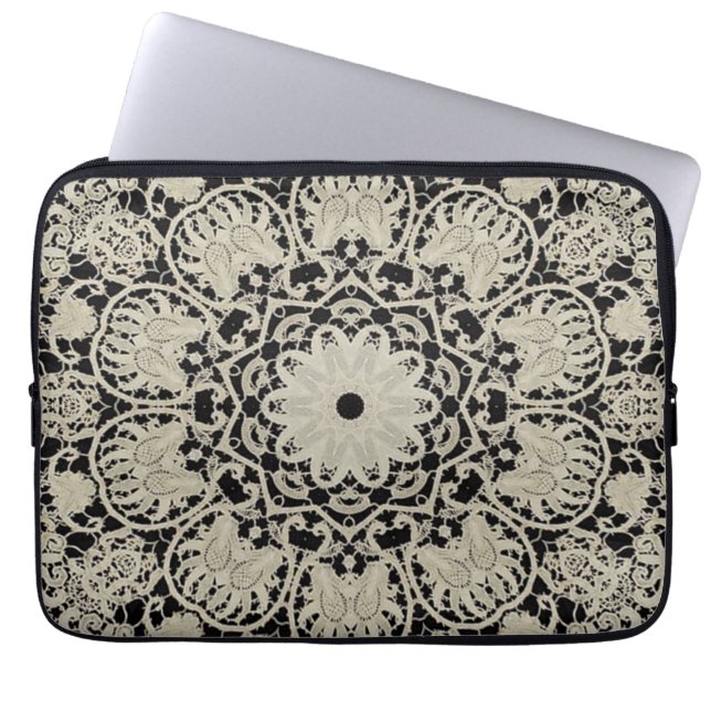 European Filigree Lace Electronics Bag (Front)