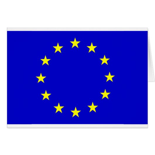 European Flag Cards (Front Horizontal)