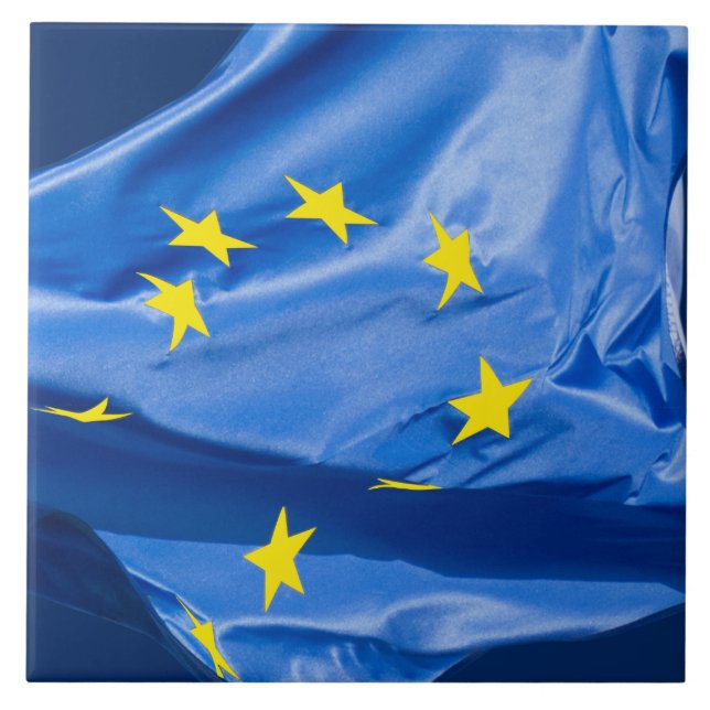 European flag ceramic tile (Front)