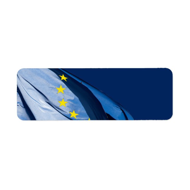 European flag label (Front)