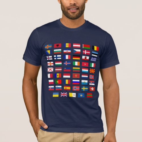 European Flags T_Shirt