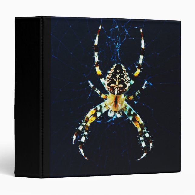 European Garden Spider rbcna 3 Ring Binder (Front/Spine)
