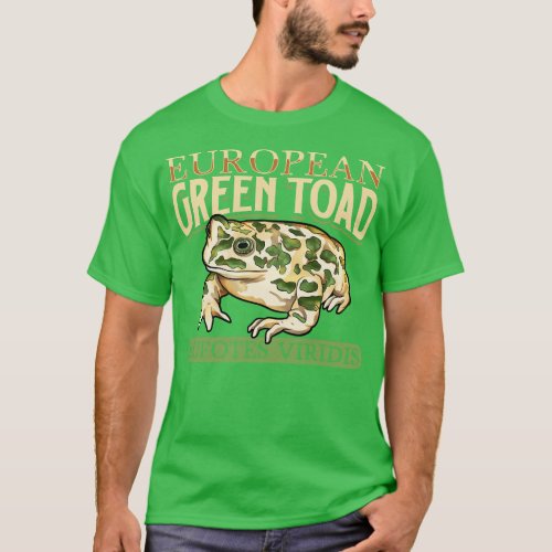 European Green Toad T_Shirt
