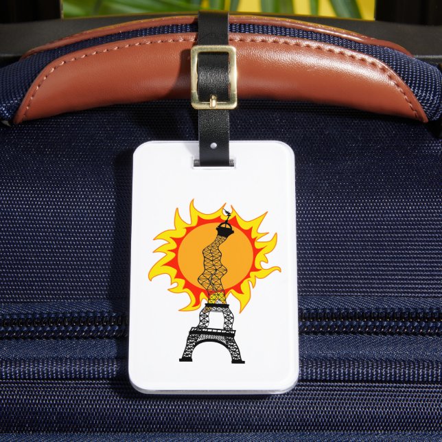 European Heat Wave Luggage Tag (Front Insitu 2)