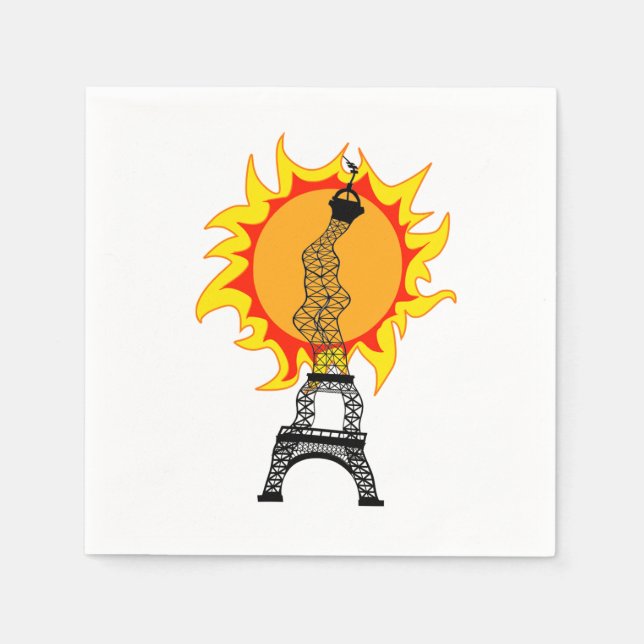 European Heat Wave Napkins (Front)