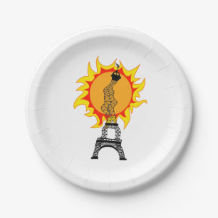 European Heat Wave Paper Plates