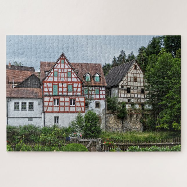 european houses puzzle (Horizontal)