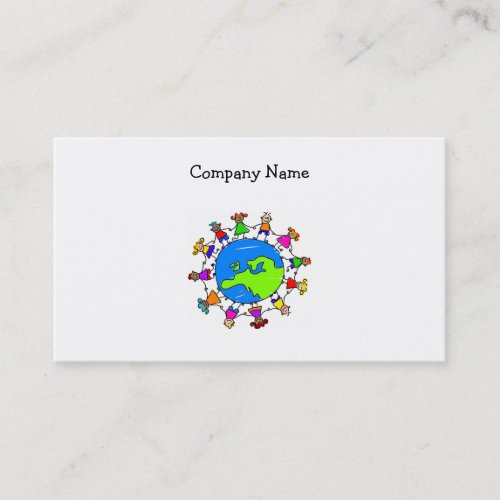 European Kids Business Card Template
