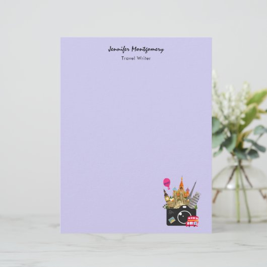 European Landmarks with a Camera (Standing Front)