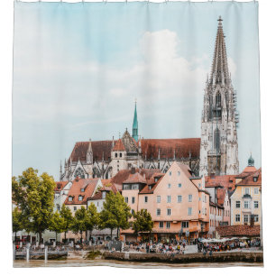 European Landscape Shower Curtain