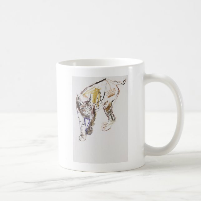 European Lynx Coffee Mug (Right)