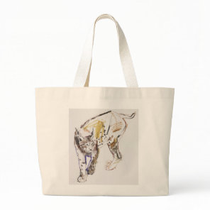 European Lynx Large Tote Bag