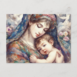 European Mom 14 Postcard