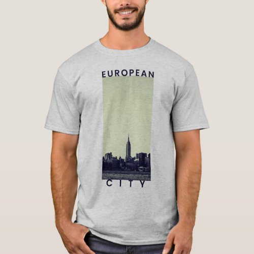 European Odyssey Cityscapes Collection T_Shirt