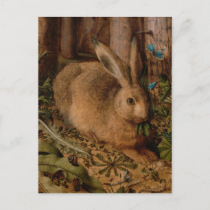 European Painting detail for Rabbit Year Detail P Postcard