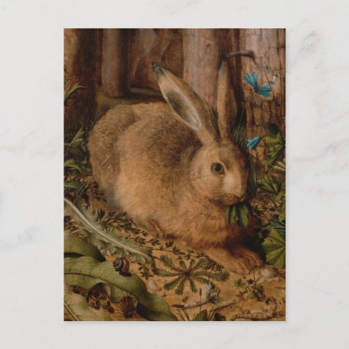 European Painting detail for Rabbit Year Detail P Postcard