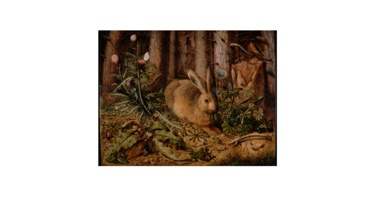 European Painting for Rabbit Year 2023 Postcard | Zazzle.com