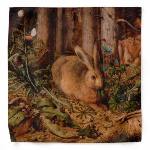 European Painting Rabbit Year 2023 Bandana