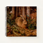 European Painting Rabbit Year 2023 Square Notebook at Zazzle