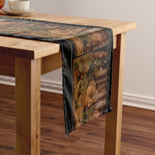 European Painting Rabbit Year 2023 Table Runner