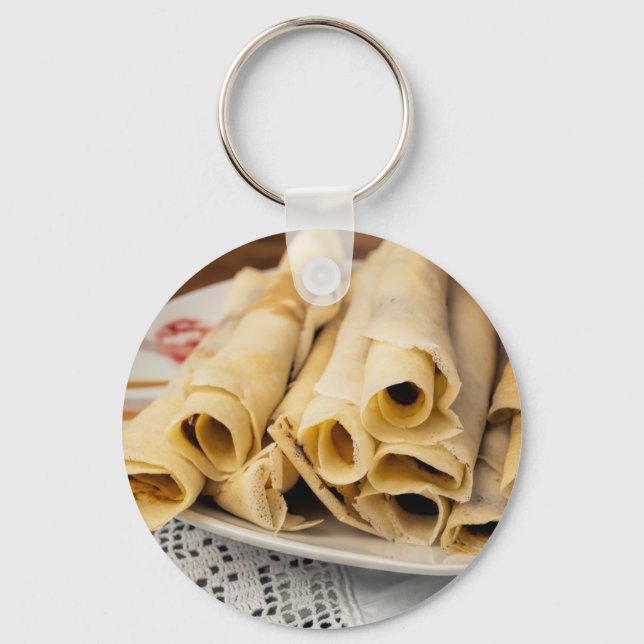 European pancakes keychain (Front)