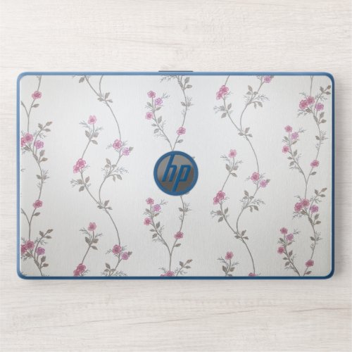 European Pastoral Flower Vine Pattern HP Laptop Skin