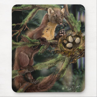 European Pine Marten Mouse Pad