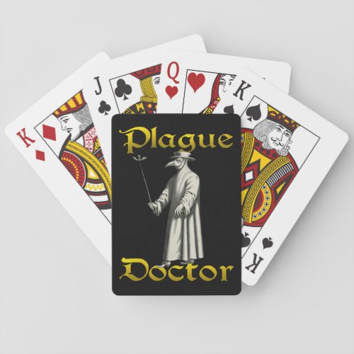 European Plague Doctor Rome Beak Costume Poker Playing Cards