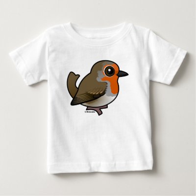 European Robin Baby T-Shirt