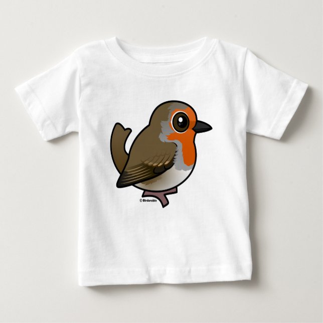 European Robin Baby T-Shirt (Front)