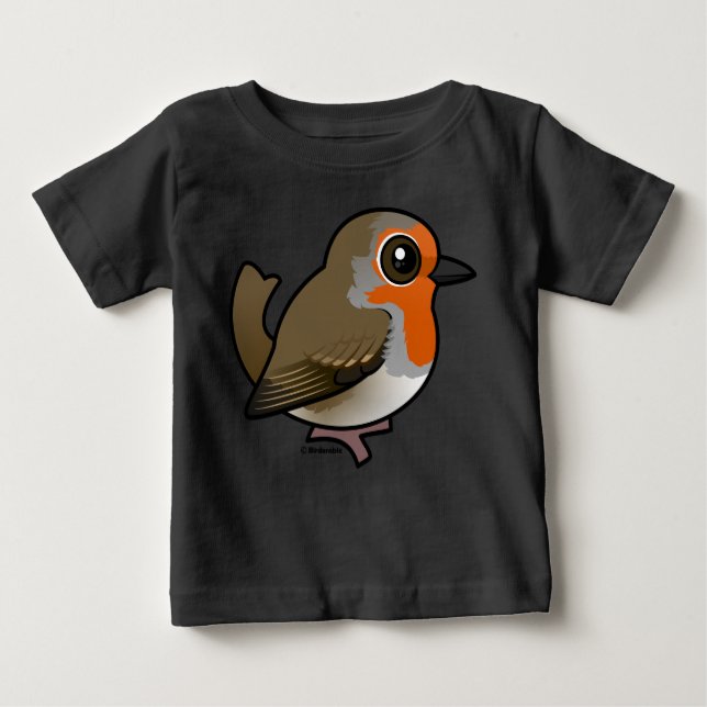 European Robin Baby T-Shirt (Front)