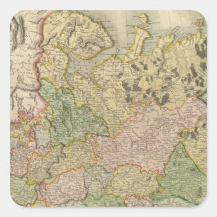 European Russia Square Sticker