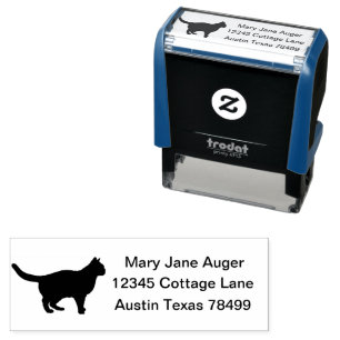 European Short Haired Cat Personalized Self-inking Stamp