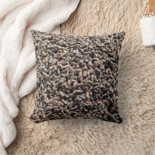 European spruce bark beetle throw pillow