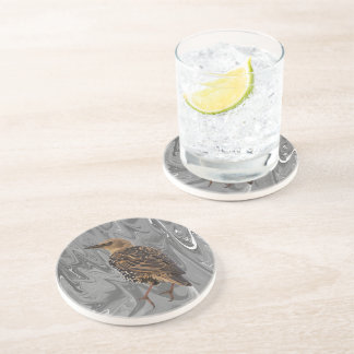 European Starling Bird Coaster