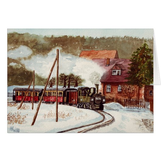 European Steam Train (Front Horizontal)