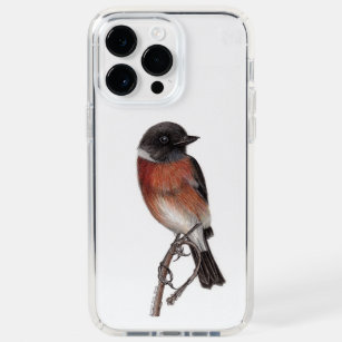 European Stonechat Bird (Saxicola Rubicola)  Speck iPhone 14 Pro Max Case