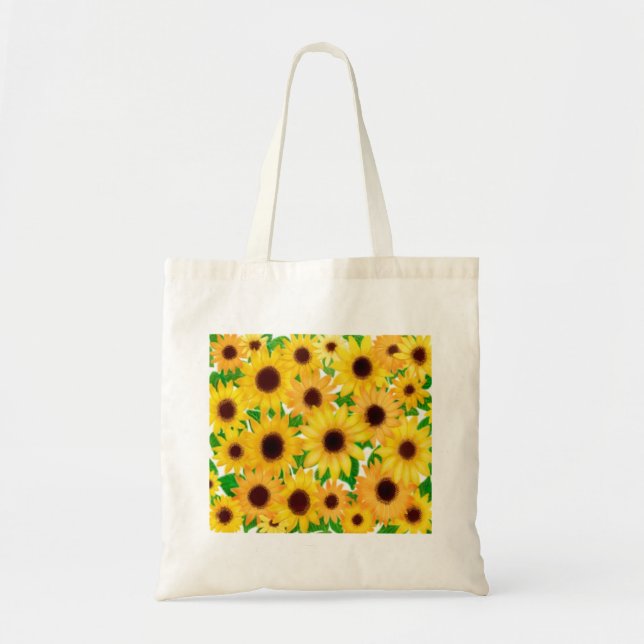 European Sunflowers Tote Bag (Front)