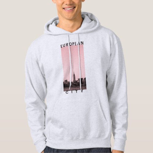 European Tapestry Cityscape Collection Hoodie