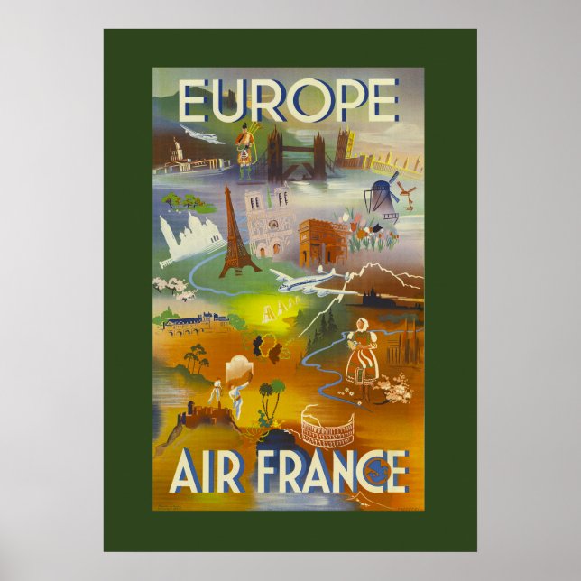 European Travel Poster (Front)
