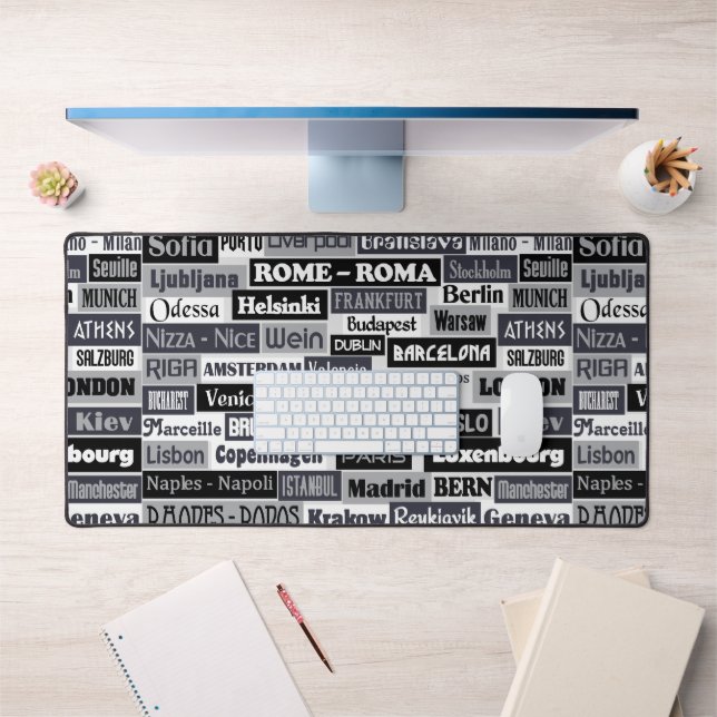 European Traveler custom mousepad Desk Mat (Office 1)