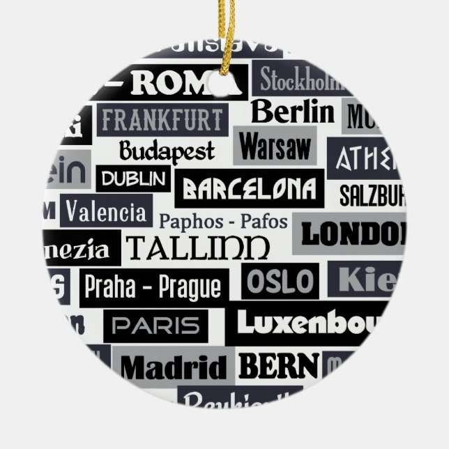 European Traveler ornament (Front)