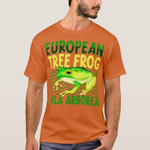 European Tree Frog T_Shirt