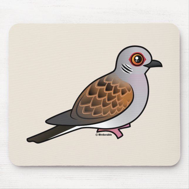 European Turtle Dove Mouse Pad (Front)