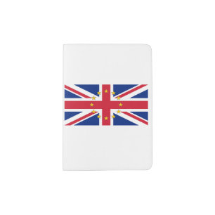 European UK United Kingdom Britain Union Jack Flag Passport Holder