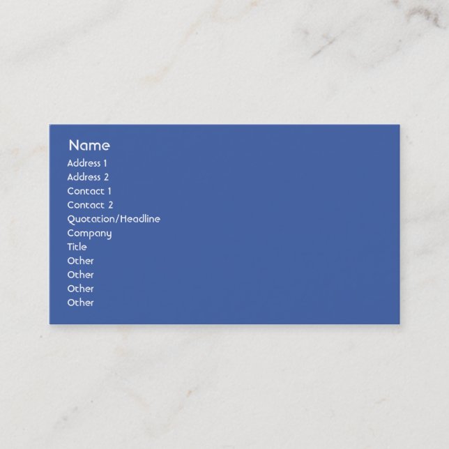 European Union - Business Card (Front)
