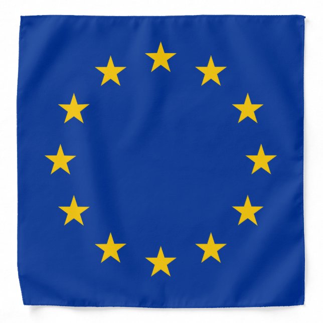 European Union EU Flag Bandana (Front)